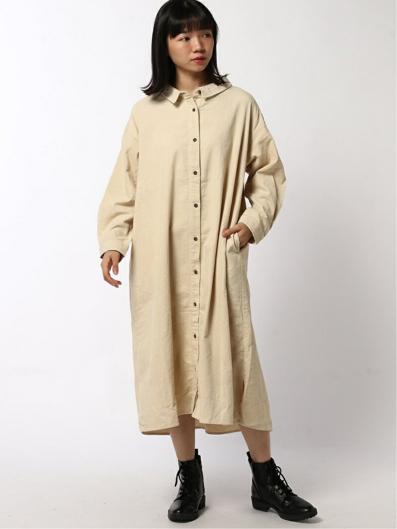 楽天市場 Rakuten Fashion Sale 50 Off コーデュロイシャツワンピース Samansa Mos2 サマンサモスモス ワンピース 長袖ワンピース ホワイト グレー ブラウン レッド Rba E Sm２ サマンサモスモス
