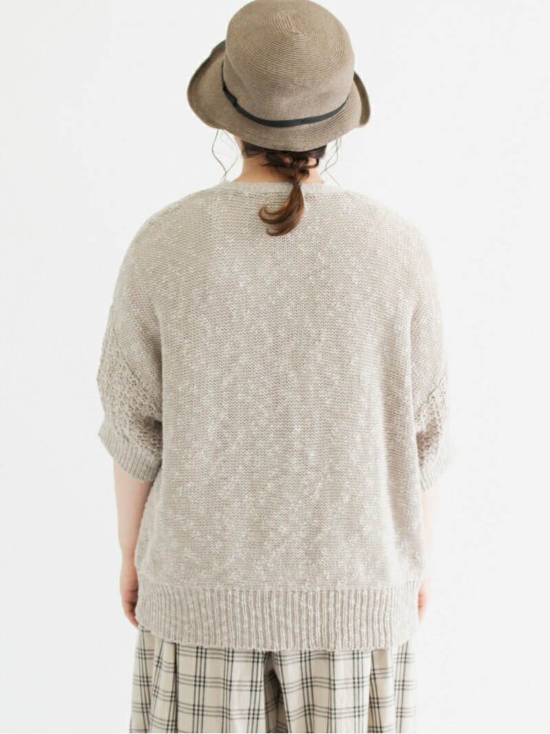 透かし柄ニットカーディガン Samansa サマンサモスモス Mos2 ニット