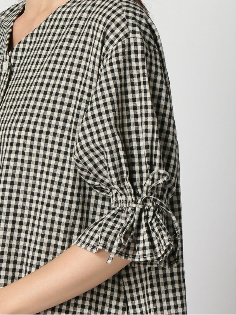 Samansa Mos2 ギンガムキャンディースリーブワンピース Samansa Mos2 サマンサモスモス ワンピース 5ー9分袖ワンピース ブラウン ブラック グリーン ピンク 送料無料 Rakuten Fashion Vmaphotographystudios Com