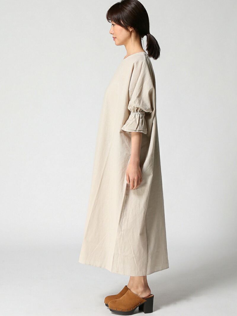 楽天市場 Rakuten Fashion Sale 30 Off 綿麻キャンディースリーブワンピース Samansa Mos2 サマンサモスモス ワンピース 5ー9分袖ワンピース カーキ ベージュ ネイビー Rba E Sm2 サマンサモスモス