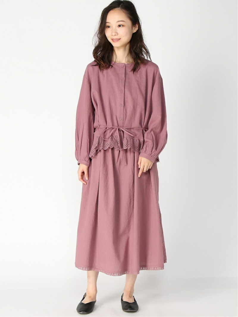 楽天市場 Sale 70 Off 重ね着2枚セットレースワンピース Samansa Mos2 サマンサモスモス ワンピース ワンピースその他 パープル ブラック ブラウン Rba E Rakuten Fashion Sm２ サマンサモスモス