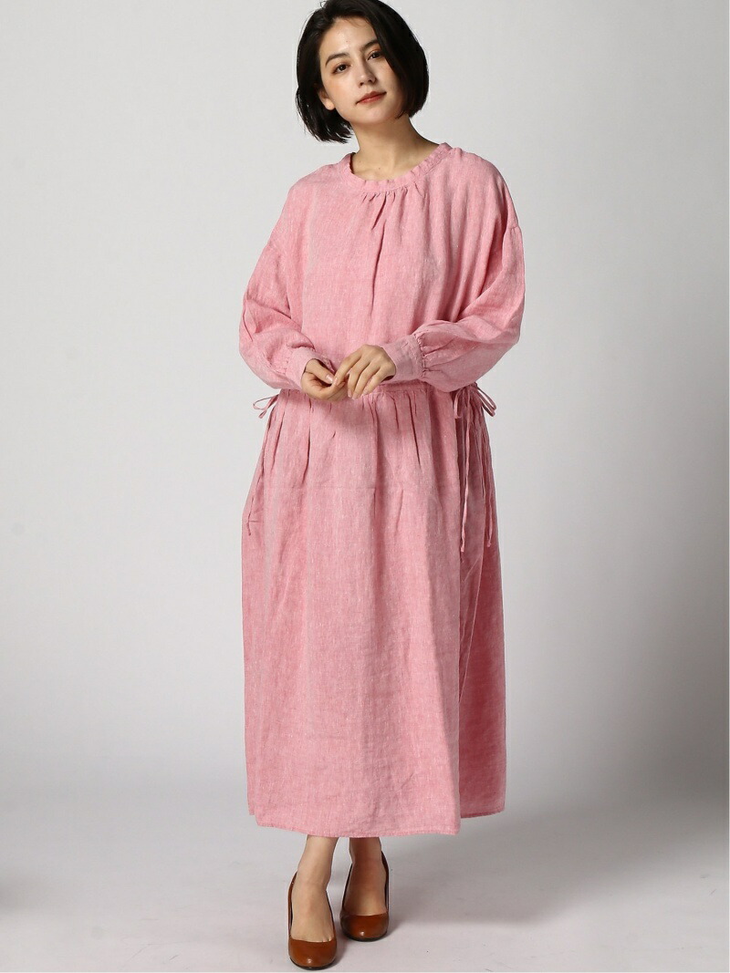 楽天市場 Rakuten Fashion リトアニアリネン前後着ワンピース Samansa Mos2 サマンサモスモス ワンピース 長袖ワンピース イエロー グレー ネイビー ピンク ブルー 送料無料 Sm２ サマンサモスモス