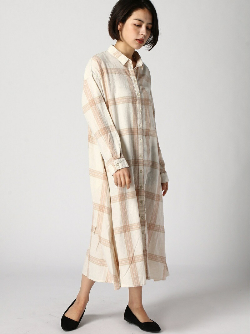 楽天市場 Rakuten Fashion オゾンウォッシュチェックワンピース Samansa Mos2 サマンサモスモス ワンピース シャツワンピース ホワイト グリーン ブラウン 送料無料 Sm２ サマンサモスモス