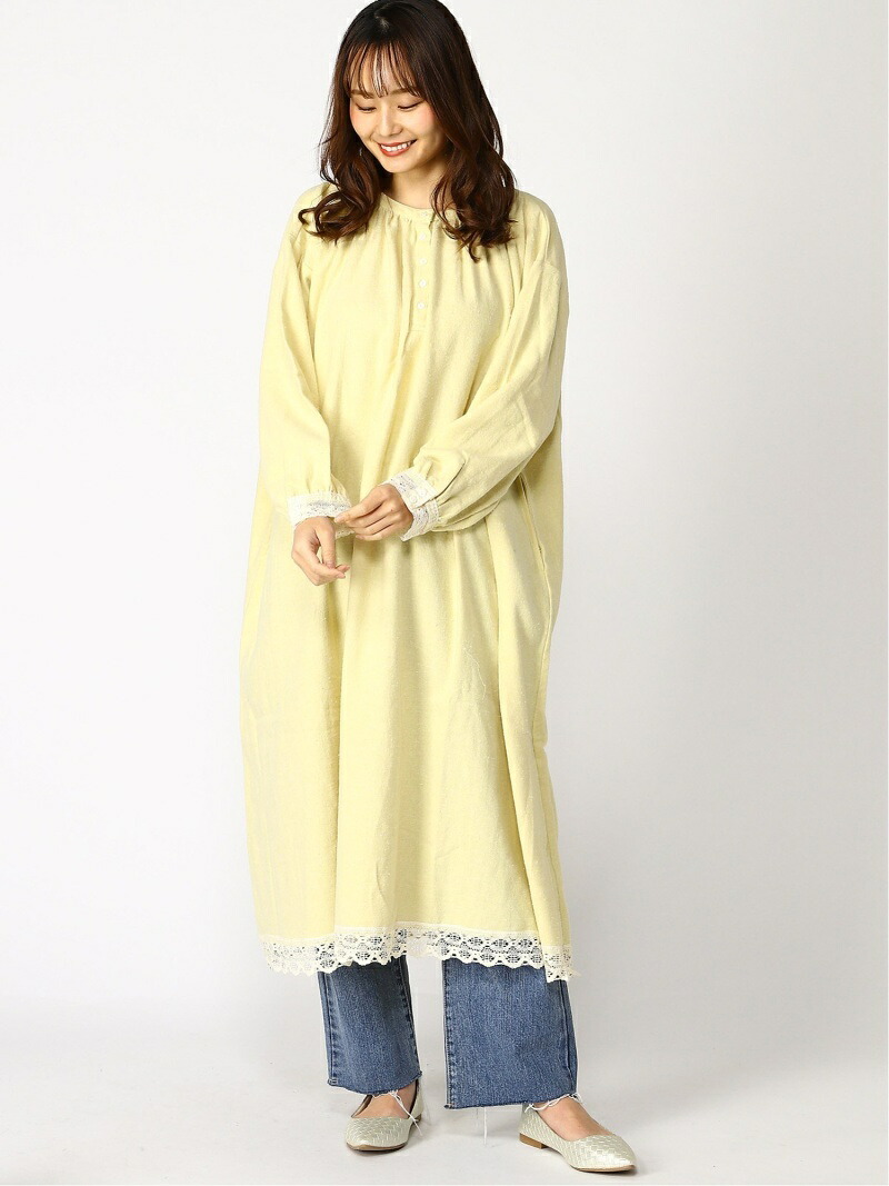 楽天市場 Rakuten Fashion レースワンピース Samansa Mos2 サマンサモスモス ワンピース 長袖ワンピース イエロー ホワイト グレー 送料無料 Sm２ サマンサモスモス