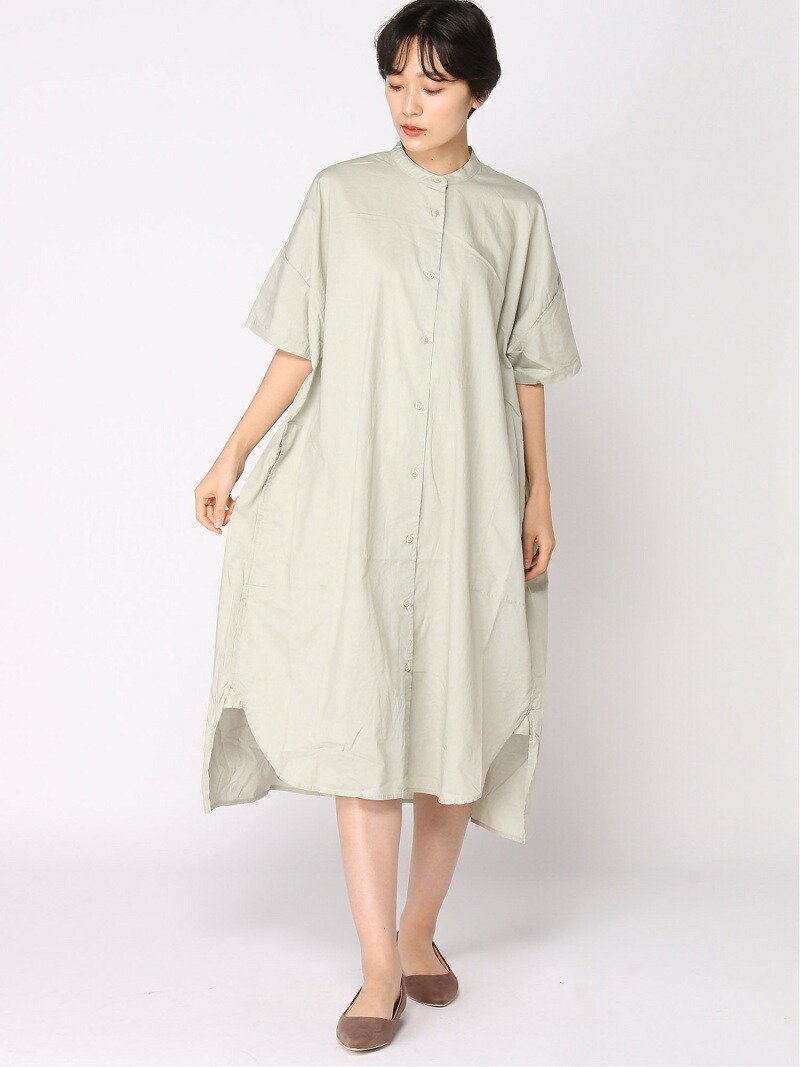 楽天市場 Rakuten Fashion Sale 50 Off スタンドネックスリットワンピース Samansa Mos2 サマンサモスモス ワンピース シャツワンピース ホワイト グリーン ピンク ベージュ Rba E Sm2 サマンサモスモス