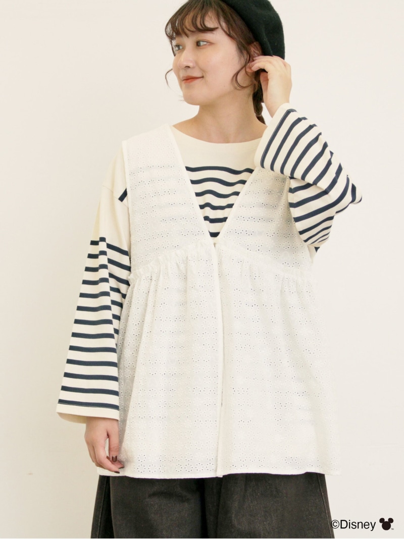 楽天市場】【Disney(ディズニー)】ミッキーマウス/刺繍ニットベスト