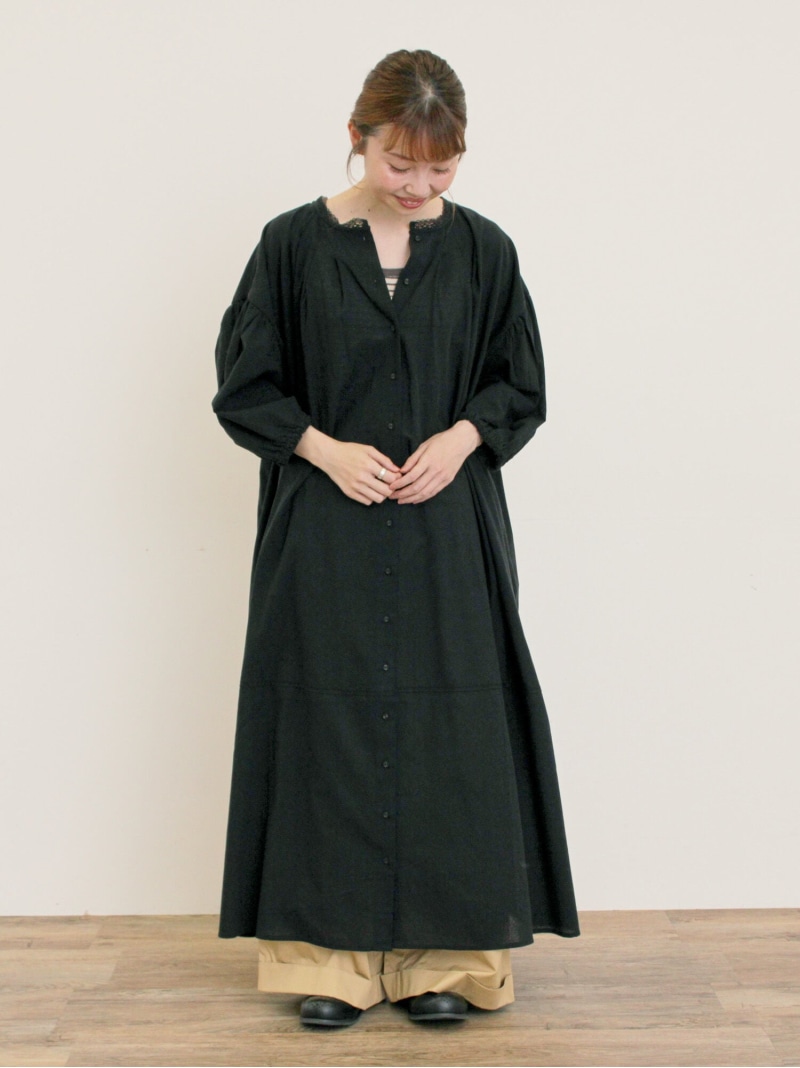 サラアサさま・ワンピース② 楽天市場】前開きギャザーワンピース Samansa Mos2 サマンサ