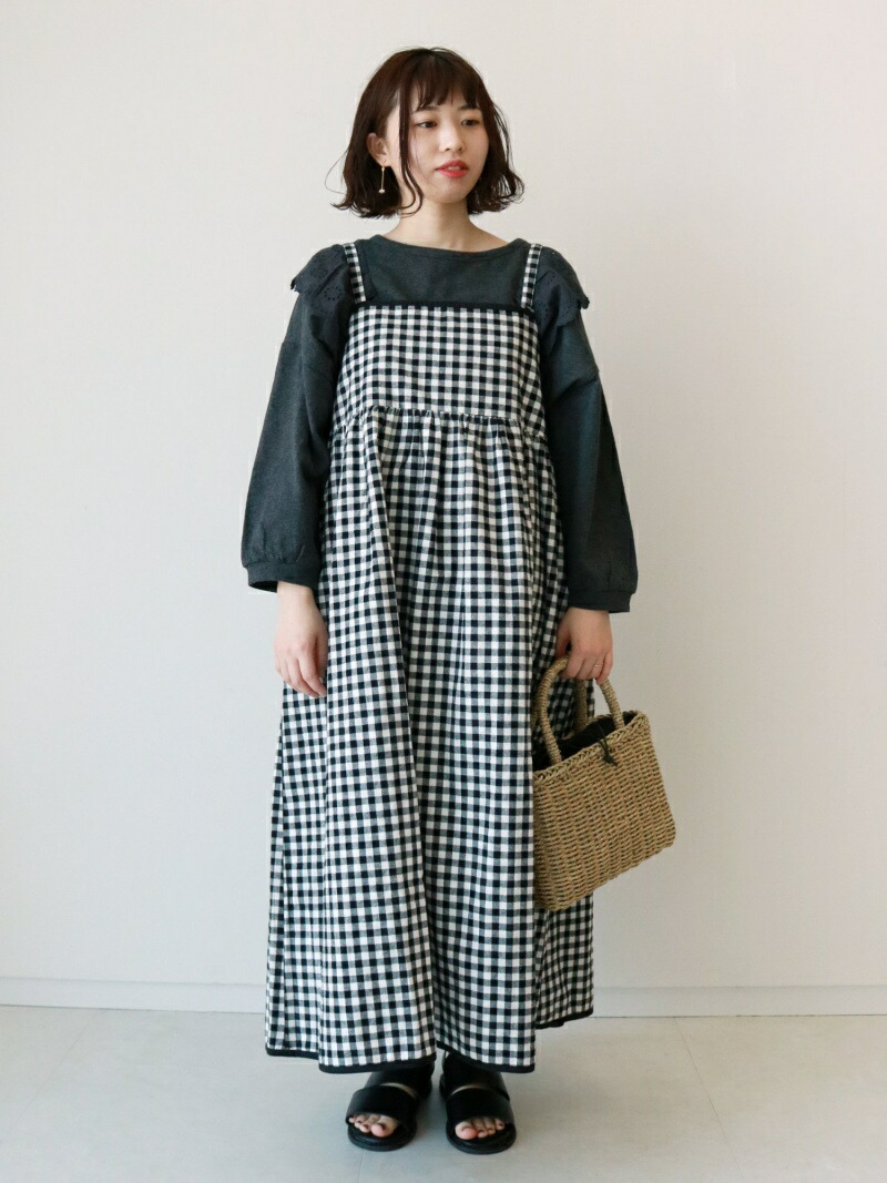 楽天市場 Sale 64 Off Samansa Mos2 綿麻ギンガムチェックキャミワンピ Samansa Mos2 サマンサモスモス ワンピース キャミワンピース カーキ ブラック ブルー ベージュ Rba E Rakuten Fashion Sm２ サマンサモスモス