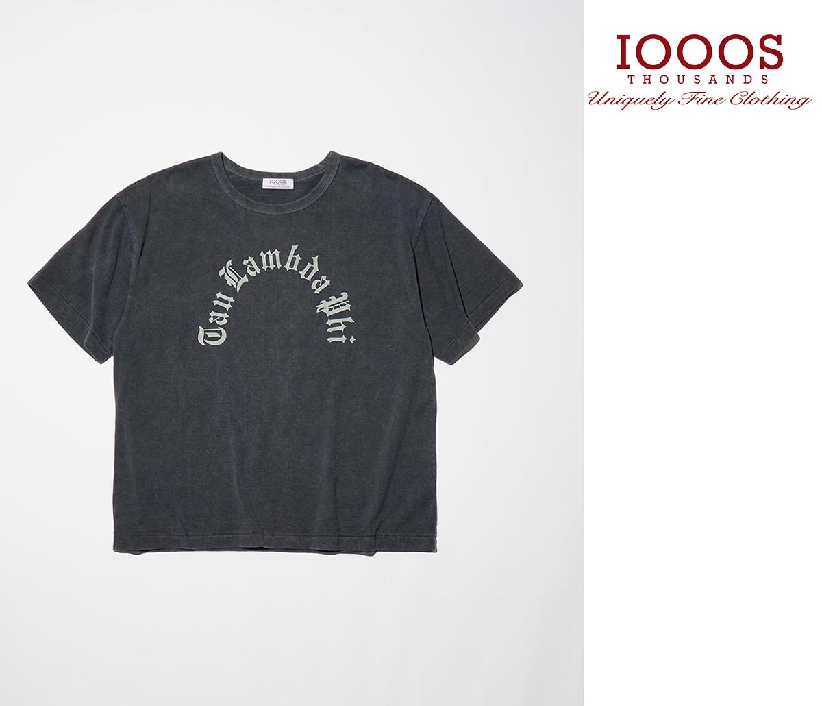 サウザンズ 1000S エージド グリーク ロゴ Tシャツ AGED GREEK LOGO TEE (TH-137)