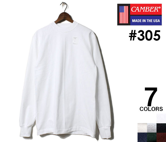 楽天市場 Camber キャンバー ロンt 長袖 Tシャツ マックスウエイト Max Weight Long Sleeve T Shirts 305 Made In Usa 305 Max Long T フェブインターナショナル