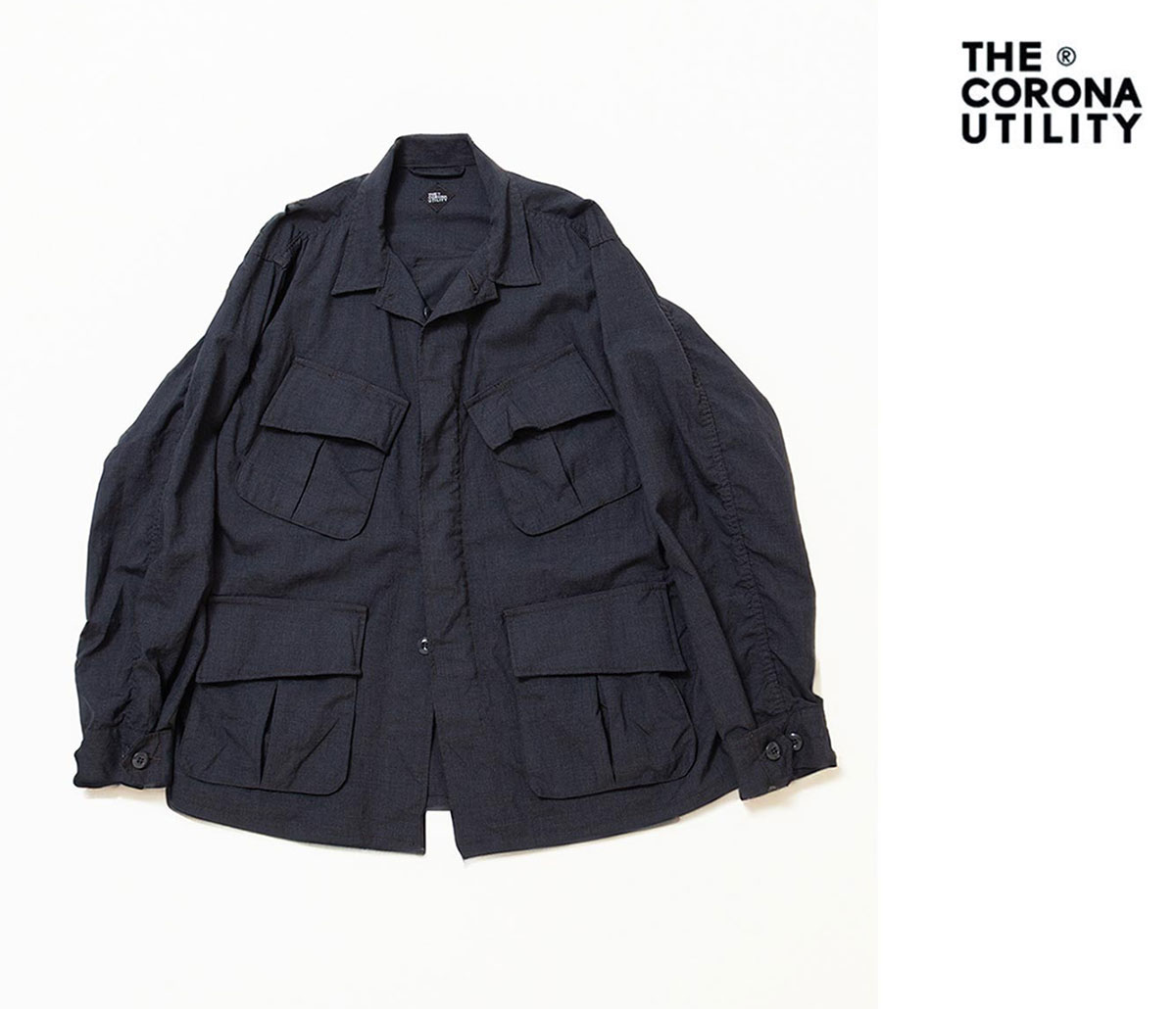 ザ コロナユーティリティ THE CORONA UTILITY ウール トロピカル クロス ジャングル ジャケット WOOL TROPICAL CLOTH CORONA・JUNGLE JACKET (CJ096-26)