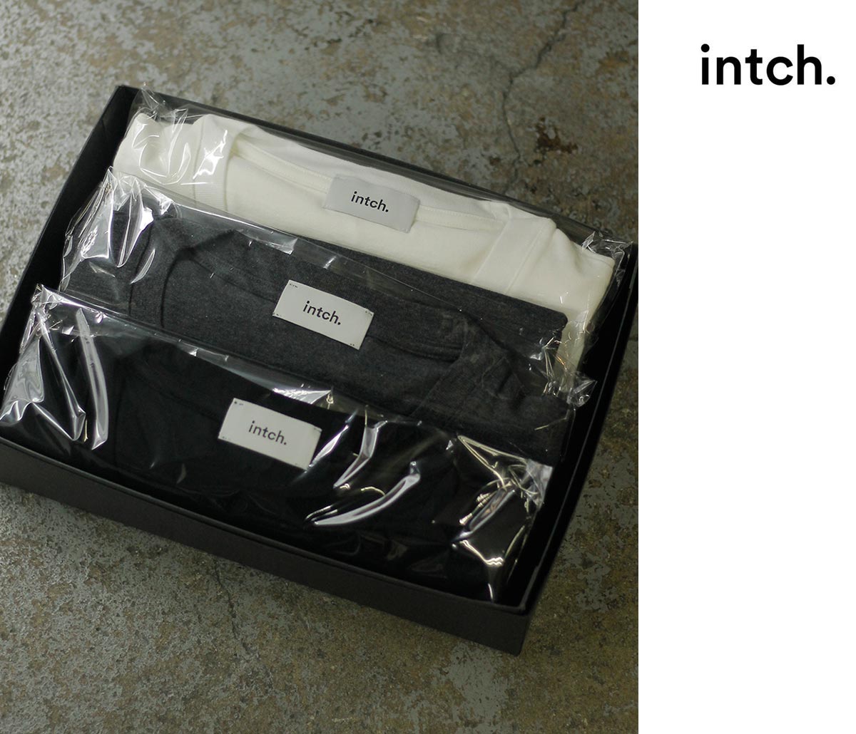 インチ Intch. Tボックス コットン Tシャツ 3枚セットT-box GA (3026-1-0-058) 15,620円