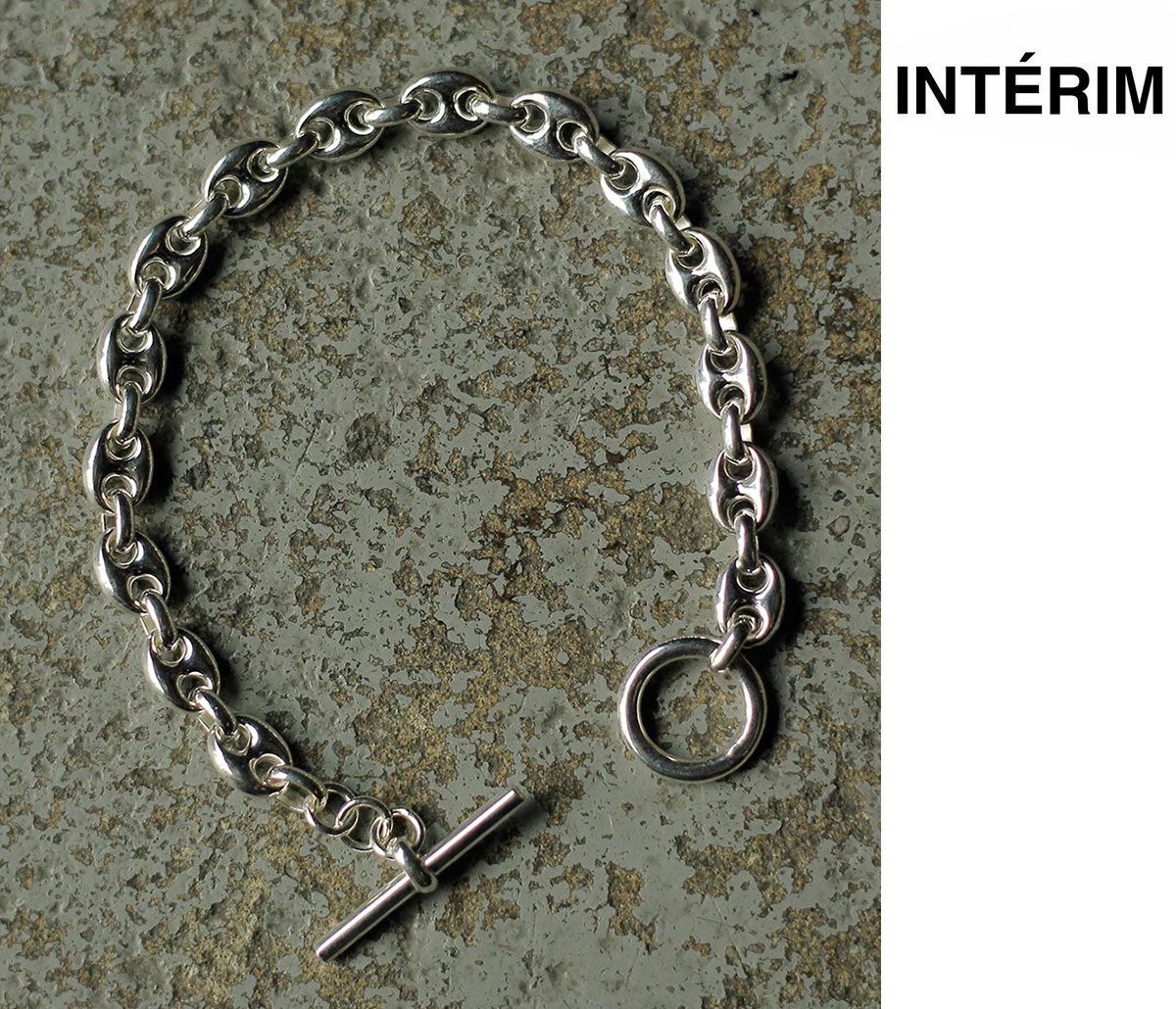 インテリム INTERIM マリーナ チェーン Tバー ブレスレット イタリアン シルバー925 プチ MARINA CHAIN T-BAR BRACELET ITALIAN SILVER 925 PETIT (IT000575)