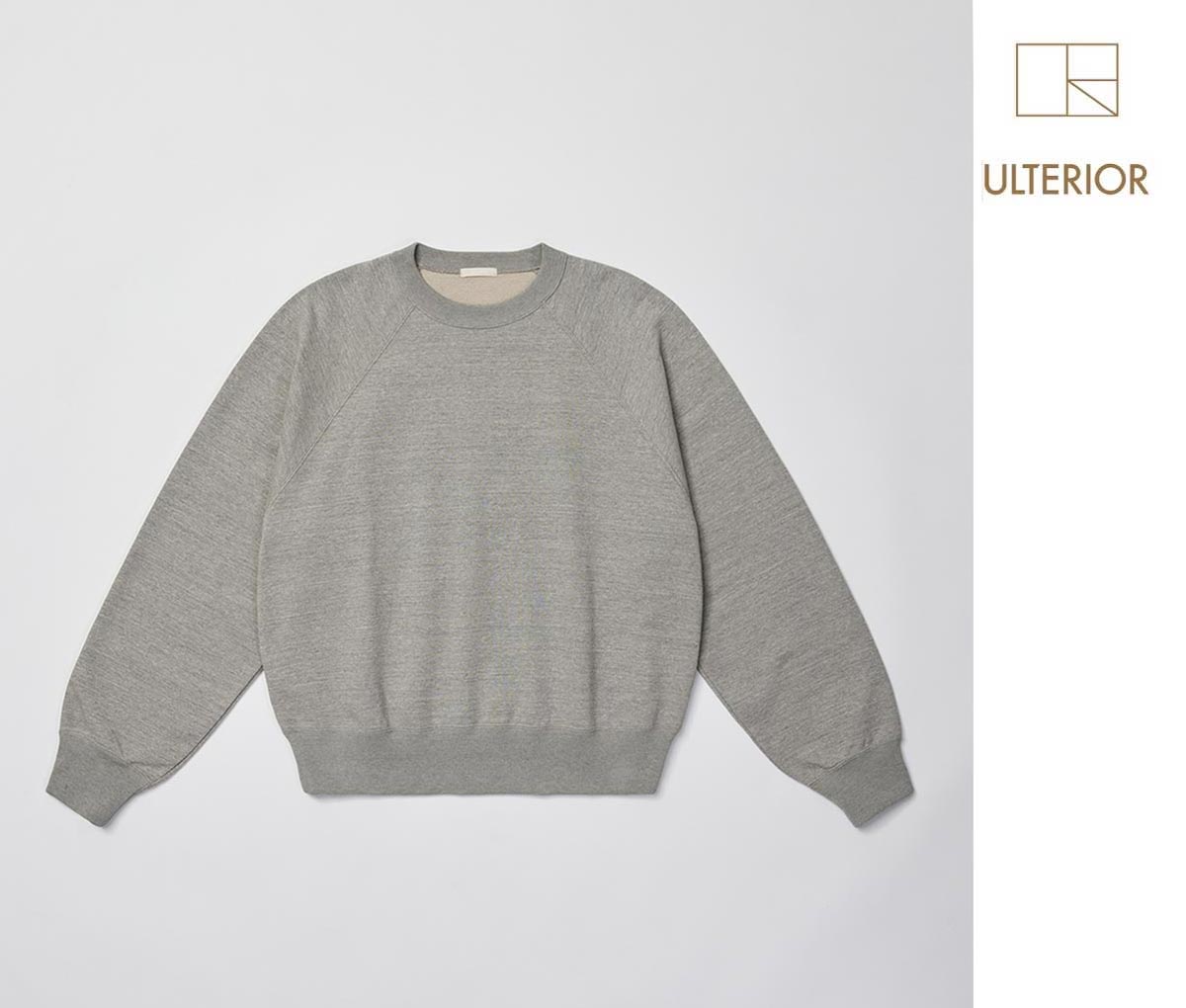 アルテリア ULTERIOR フェード シルキー テリー スウェット シャツ FADED SILKY TERRY SWEAT SHIRT (UCS104-LA125)｜アンドフェブ