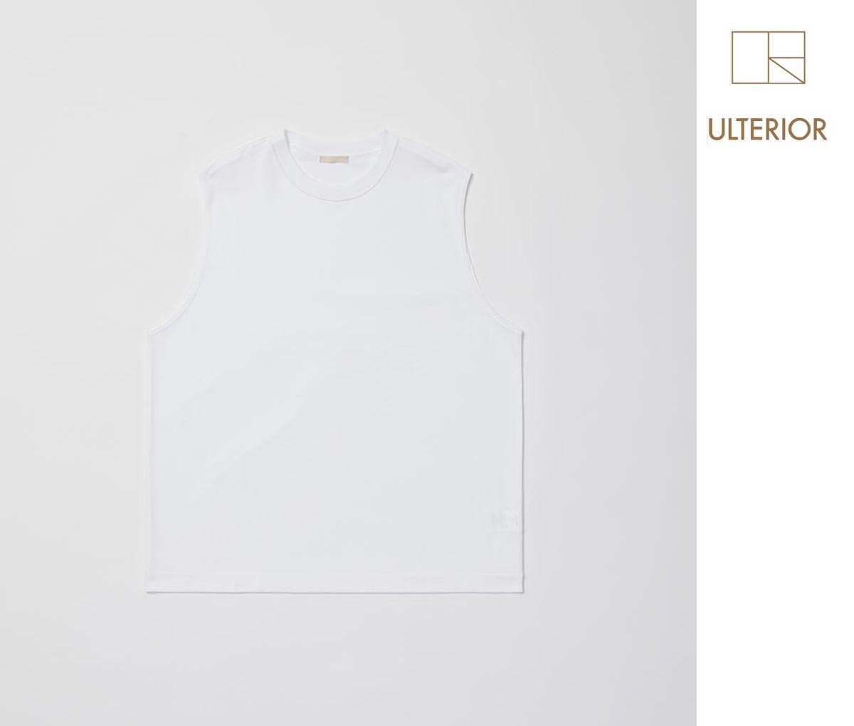 アルテリア ULTERIOR スビン スウェード 天竺 スリーブレス Tシャツ SUVIN SUEDED TENJIKU SLEEVELESS TEE (UCS110-LA168)