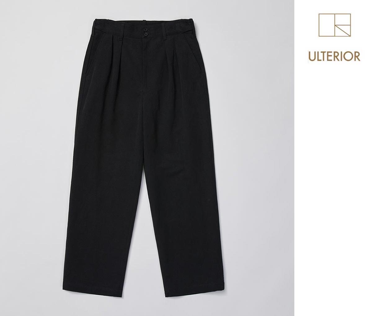 アルテリア ULTERIOR ラミーコットン ウエスト ポイント タック ミリタリートラウザー R/C WEST POINT TUCKED MIL-TROUSERS (UPT75-LA228)