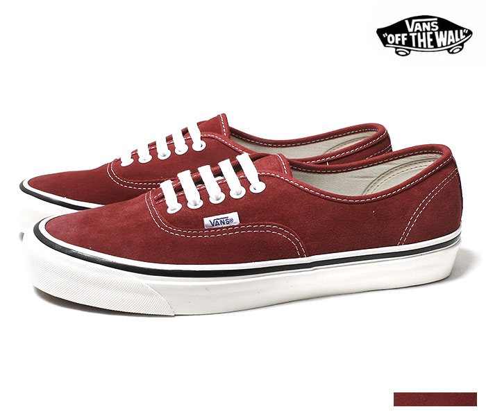 vans authentic red sale