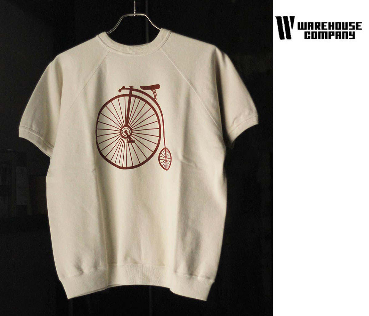 御召しもの住みか WAREHOUSE 半袖 流汗 刷り上げる \"YIELD\"" S/S SWEAT \""YIELD\"" (4104-YIELD)"
