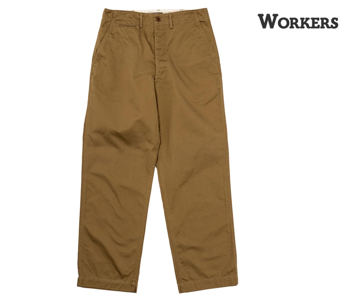 予約商品(お届け予定 5月末頃以降) ワーカーズ WORKERS ヴィンテージフィットオフィサートラウザー Officer Trousers, Vintage Type 2 (2605-OFTR-V) 18,700円