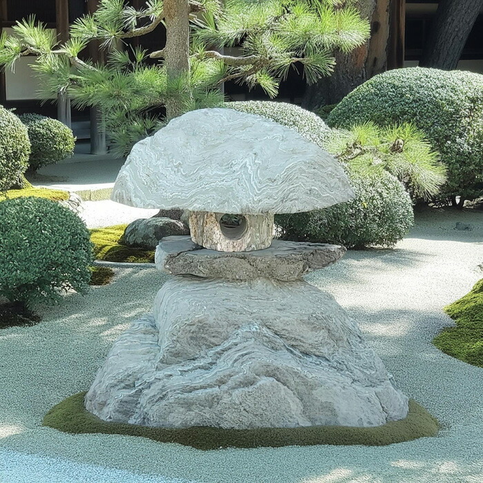 楽天市場】【送料無料】【代引不可】織部灯篭3尺(錆び色)坪庭などに