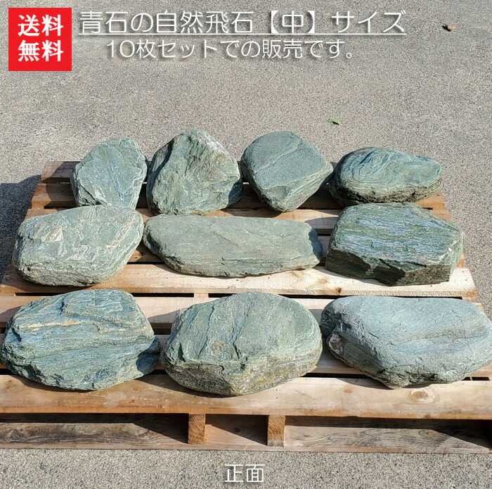 楽天市場】【送料無料】【代引不可】【飛び石】青石の自然飛石10枚