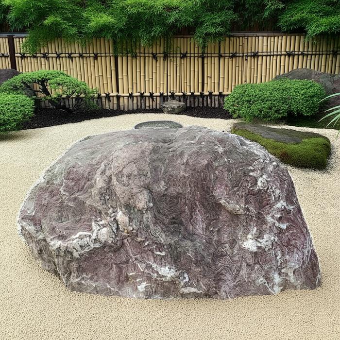 楽天市場】【送料無料】紫雲石BIGサイズ1石【3】【庭石】景石に