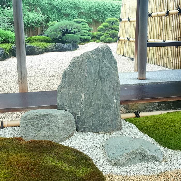 楽天市場】【送料無料】錆石で出来た“水鉢”1尺坪庭などに最適です