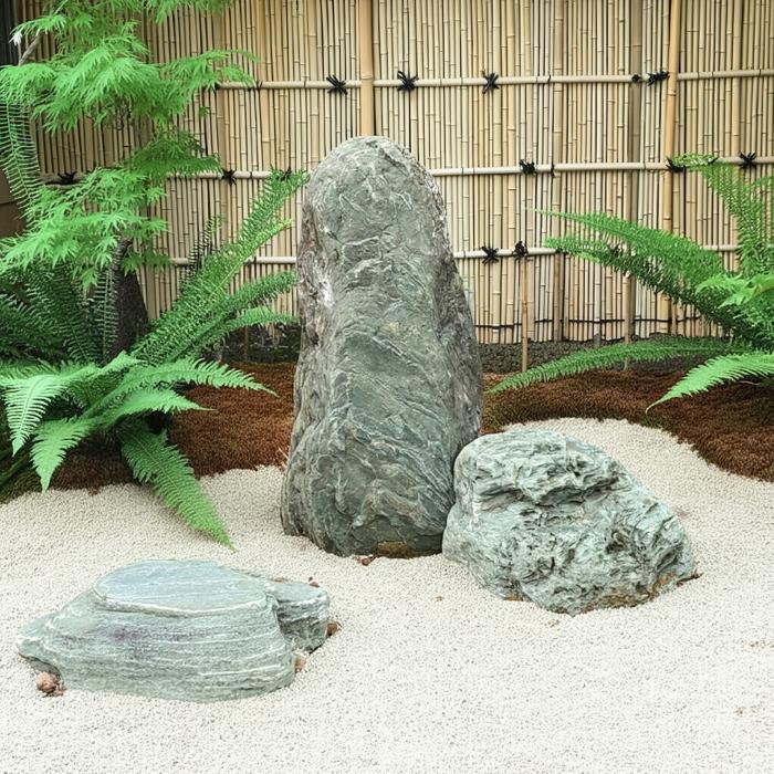 楽天市場】【送料無料】白石3石SET【1】【庭石】【自然石】【庭