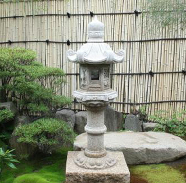 楽天市場】【送料無料】【代引不可】織部灯篭3尺(錆び色)坪庭