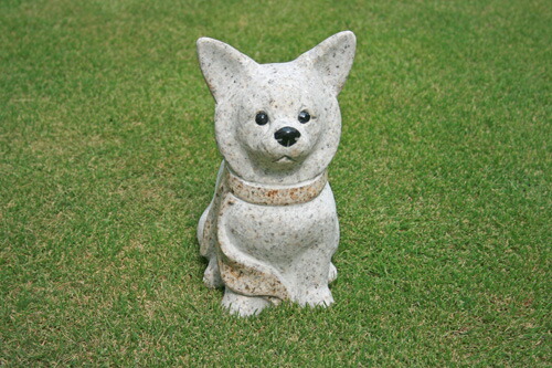 楽天市場】【送料無料】犬の石彫刻品です♪【柴犬】玄関先などの