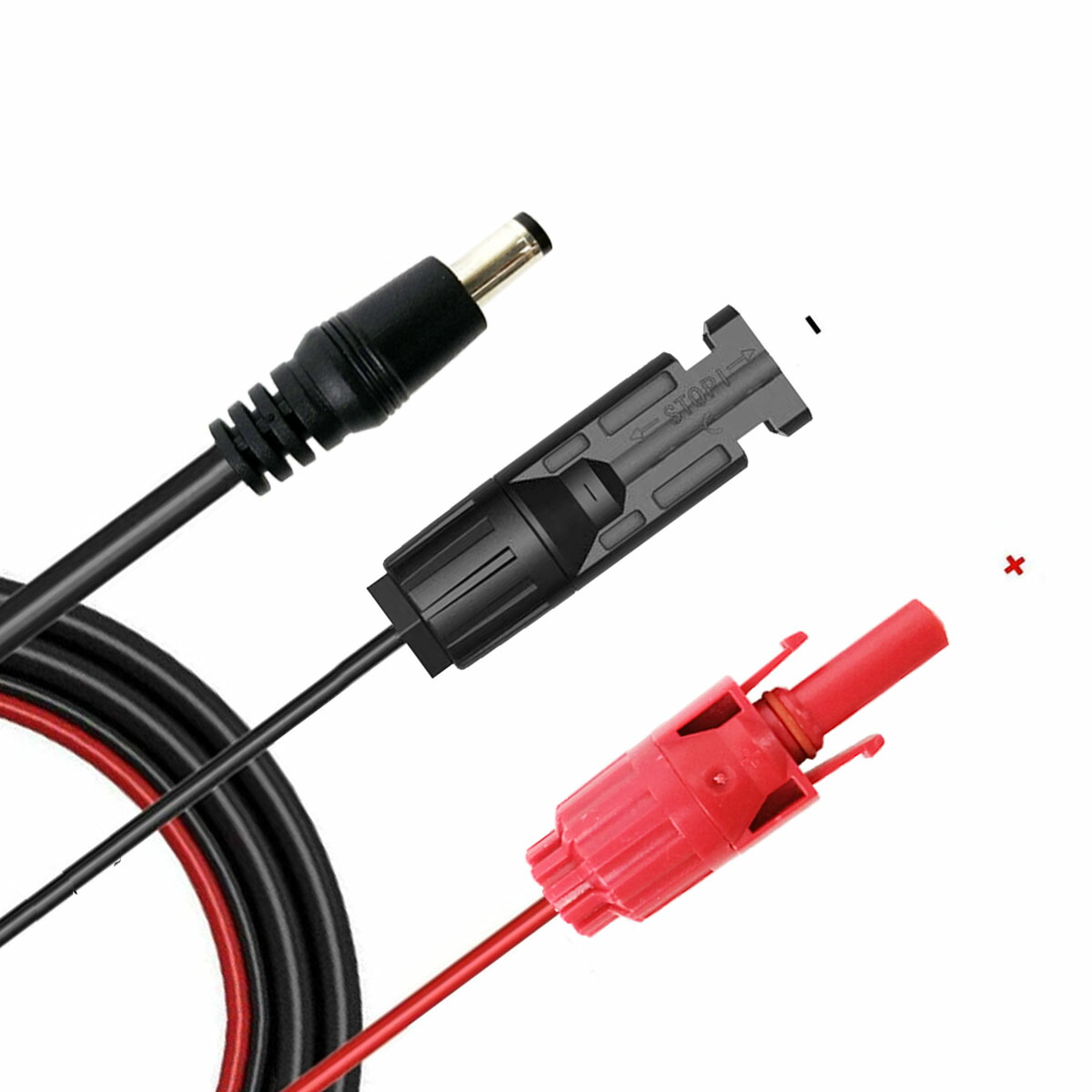 Cleqee 16AWG ソーラーパネルから8mmアダプターケーブルDC8mmコネクター DC5.5x2.5mmコンバーター付き ポータブル  jvFgSxUqnw, パソコン周辺機器 - centralcampo.com.br