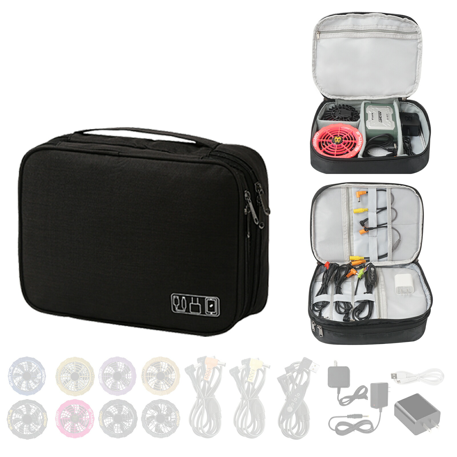 楽天市場】バートル エアークラフト デバイスバッグ AC340 バッテリー