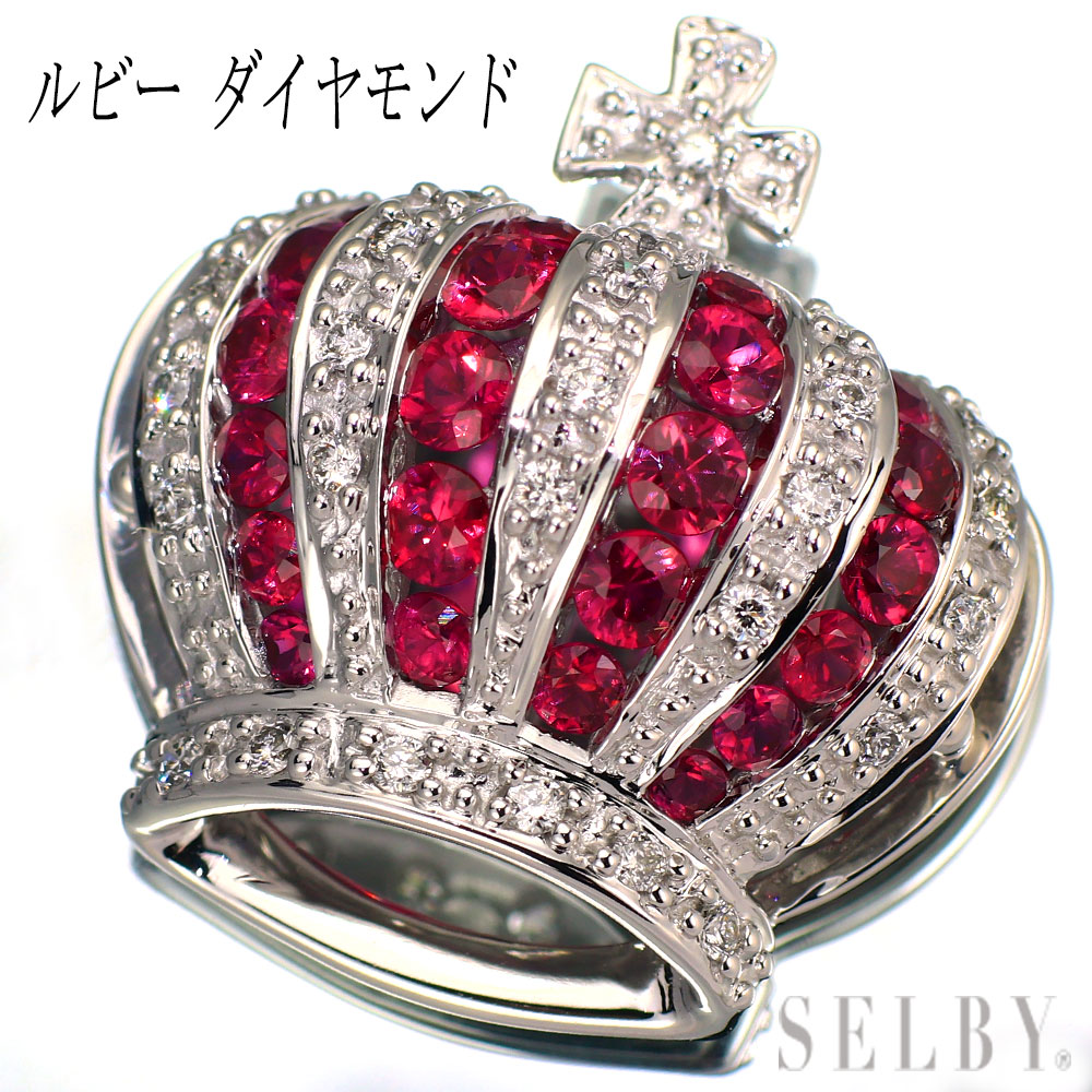K18ルビー王冠ペンダント 楽天市場】Peace king-TP ルビー＆ダイヤ＆ガーネット