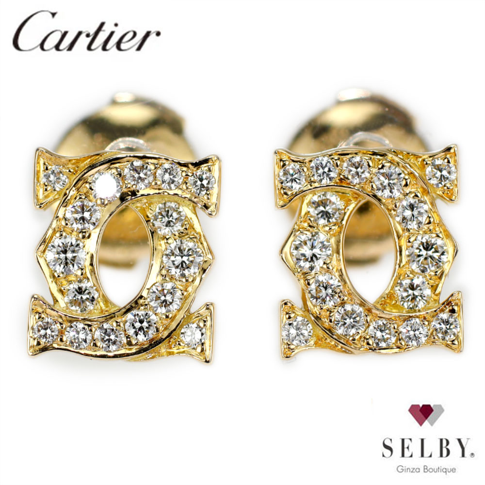 Cartier カルティエ　ピアス　シングル 楽天市場】CARTIER カルティエ アントルラセ ピアス ダイヤモンド