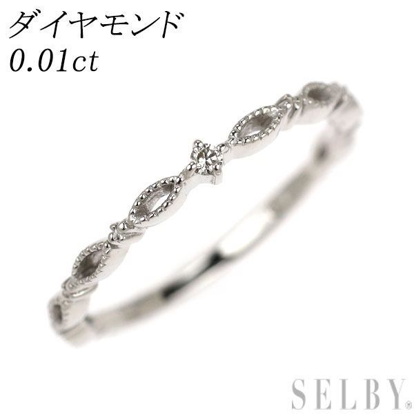 専用‼️agete アガット　K10YG　ピンキーリング　5号　ハーフエタニティー agete アガット K10YGダイヤ ピンキーリング 5号 ハーフエタニティー