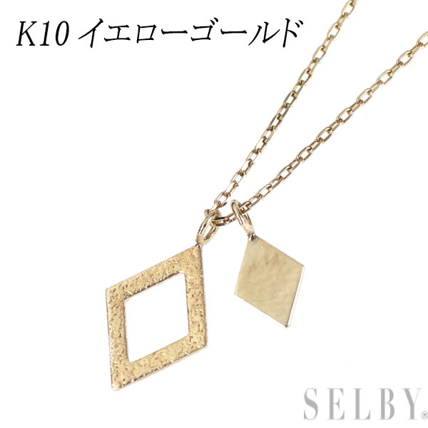【中古】 K10YG ペンダントネックレス SELBY 送料サービス
