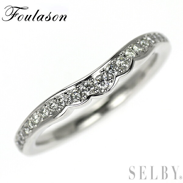 【中古】 フレゾン Pt950 ダイヤモンド リング ガーデニア SELBY 送料サービス