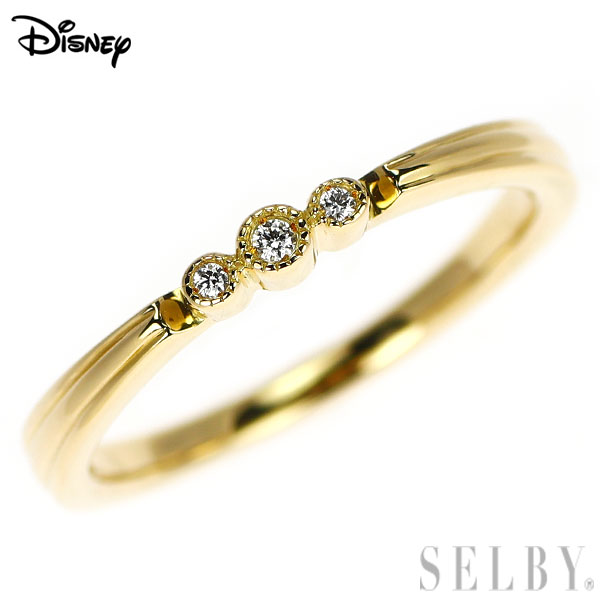 【中古】 ディズニー K18YG ダイヤモンド リング SELBY 送料サービス|SELBY