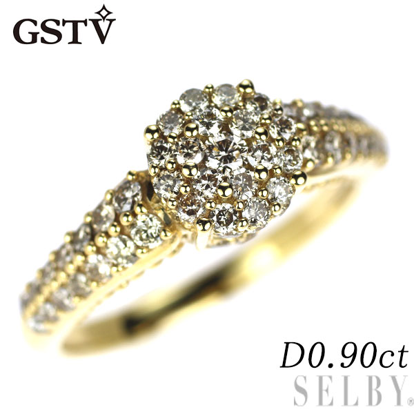 【中古】 GSTV K18YG ダイヤモンド リング 0.90ct SELBY 送料サービス｜SELBY 77,578円