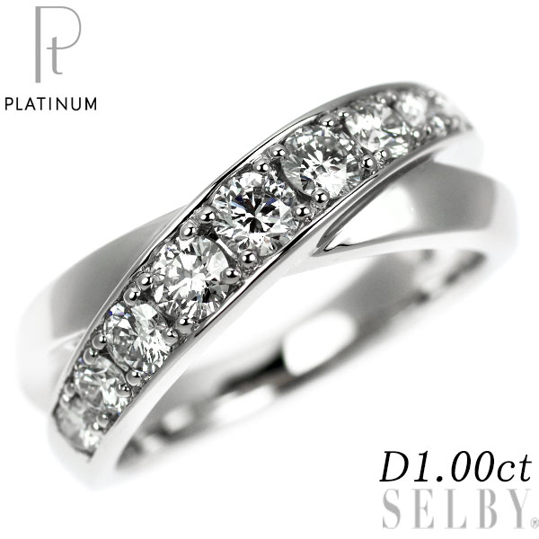 【中古】 プラチナギルド Pt950 ダイヤモンド リング 1.00ct SELBY 送料サービス｜SELBY