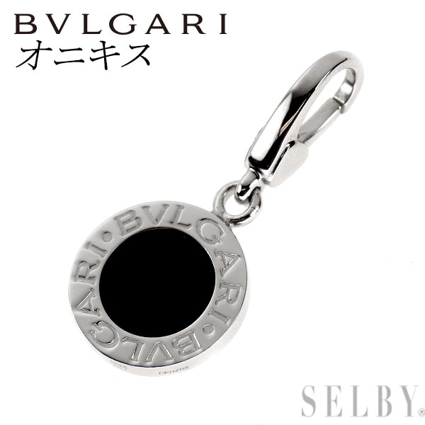 【中古】 ブルガリ K18WG オニキス チャーム兼ペンダントトップ ブルガリブルガリ SELBY 送料サービス BVLGARI|SELBY