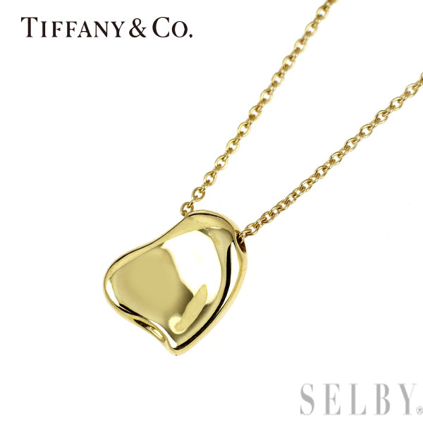 【中古】 ティファニー K18YG ペンダントネックレス フルハート SELBY 送料サービス Tiffany|SELBY