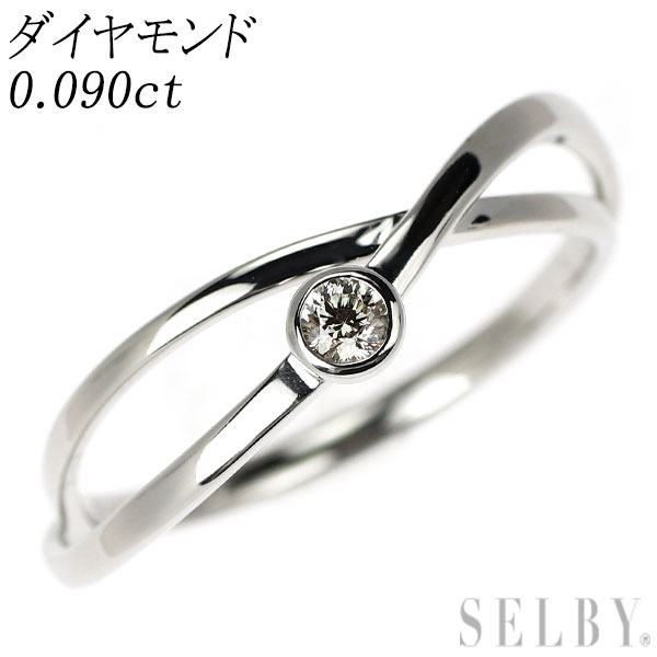 【中古】 Pt900 ダイヤモンド リング 0.090ct SELBY 送料サービス｜SELBY 43,656円