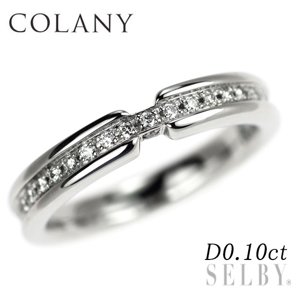 【中古】 COLANY/コラニー Pt950 ダイヤモンド リング 0.10ct SELBY 送料サービス｜SELBY