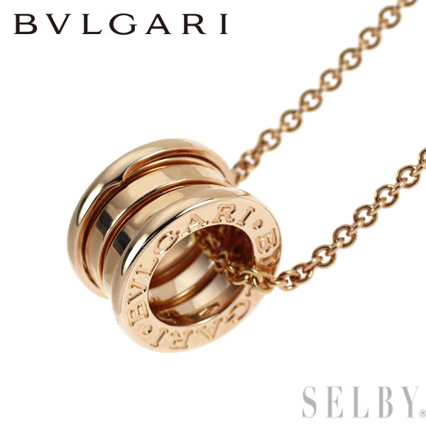 【中古】 ブルガリ K18PG ペンダントネックレス B.ZERO1 SELBY 送料サービス BVLGARI｜SELBY