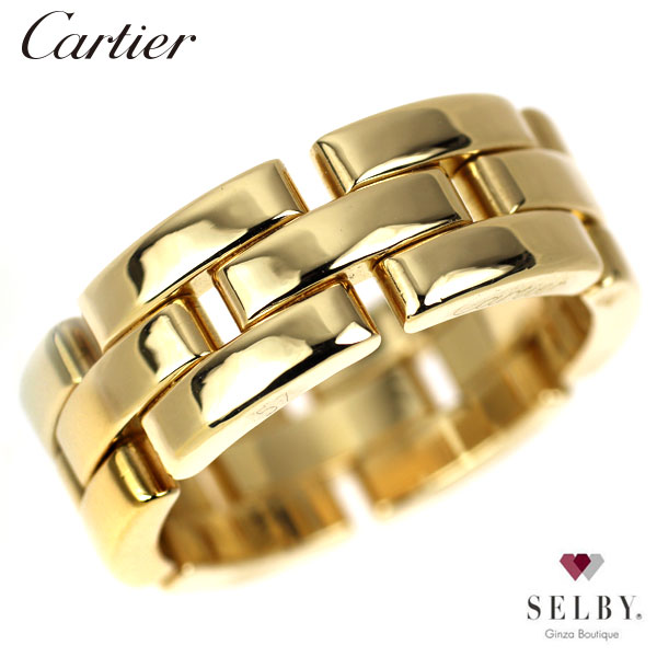 【中古】 カルティエ K18YG リング マイヨンパンテール 57号 《セルビー銀座店》SELBY 送料サービス Cartier|SELBY