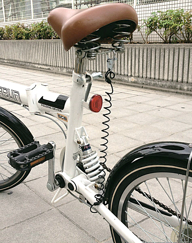 サドル ロック 自転車