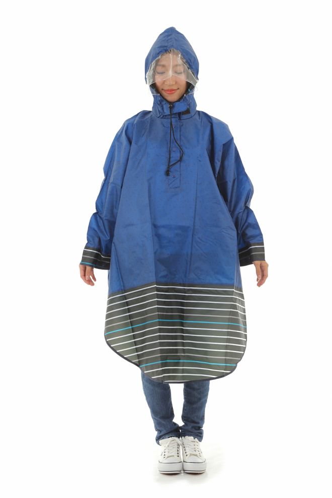 smart raincoat with hood