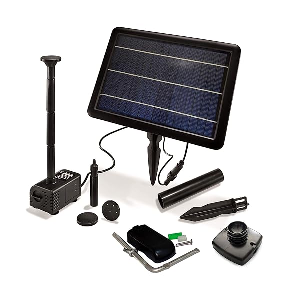【貨物輸送無料】雨曇りに揺るぎ無い! GWSOLAR ハイブリット・ソーラー揚水機 5W太陽光線ダイアログボックス 小池・お庭噴