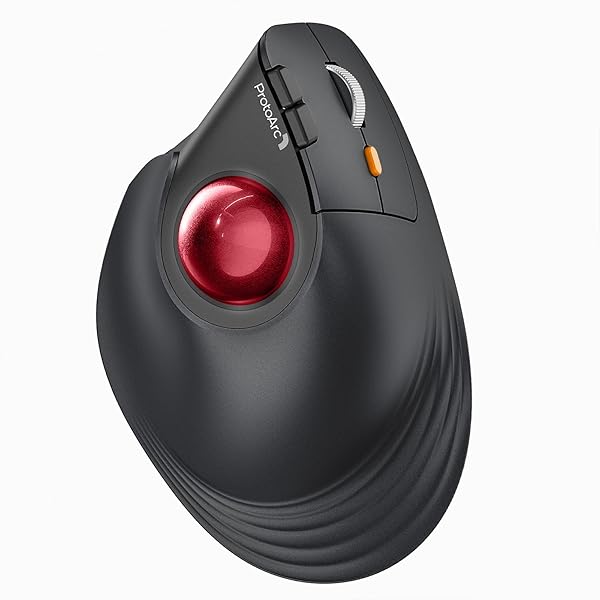 【貨物輸送無料】ProtoArc EM05 NL バーティカル トラックボール二十日鼠 縦型62° 2.4GとBluetooth両相応う ワ